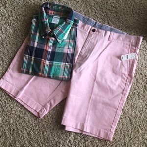 Brooks Brothers Outfit: Shorts & dress shirt